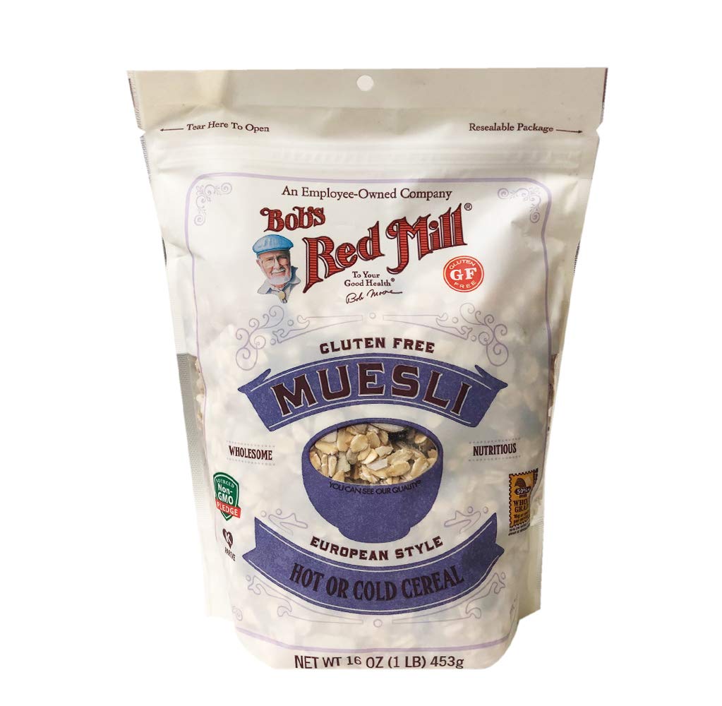 Bob's Red Mill New European Style Hot or Cold Cereal Museli 14oz, 1 Pack (Original)