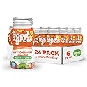 good2grow Strawberry Kiwi Flavored Antioxidant Blend Juice for Kids - Juice Bottles Bulk 24 Pack, Reusable Bottle, No Sugar Added - 6 fl oz, Pack