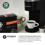 Rothrock Coffee - Singlespeed - Medium Roast - K-Cups - Specialty Coffee Pods - Single Serve - Signature Blend - Balanced & Versatile Roast - Fruity