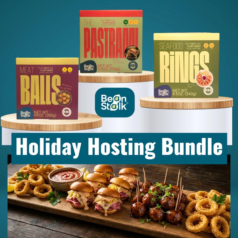 BeanStalk Brands Plant Based Bundle (Pack of 3, Holiday Hosting)