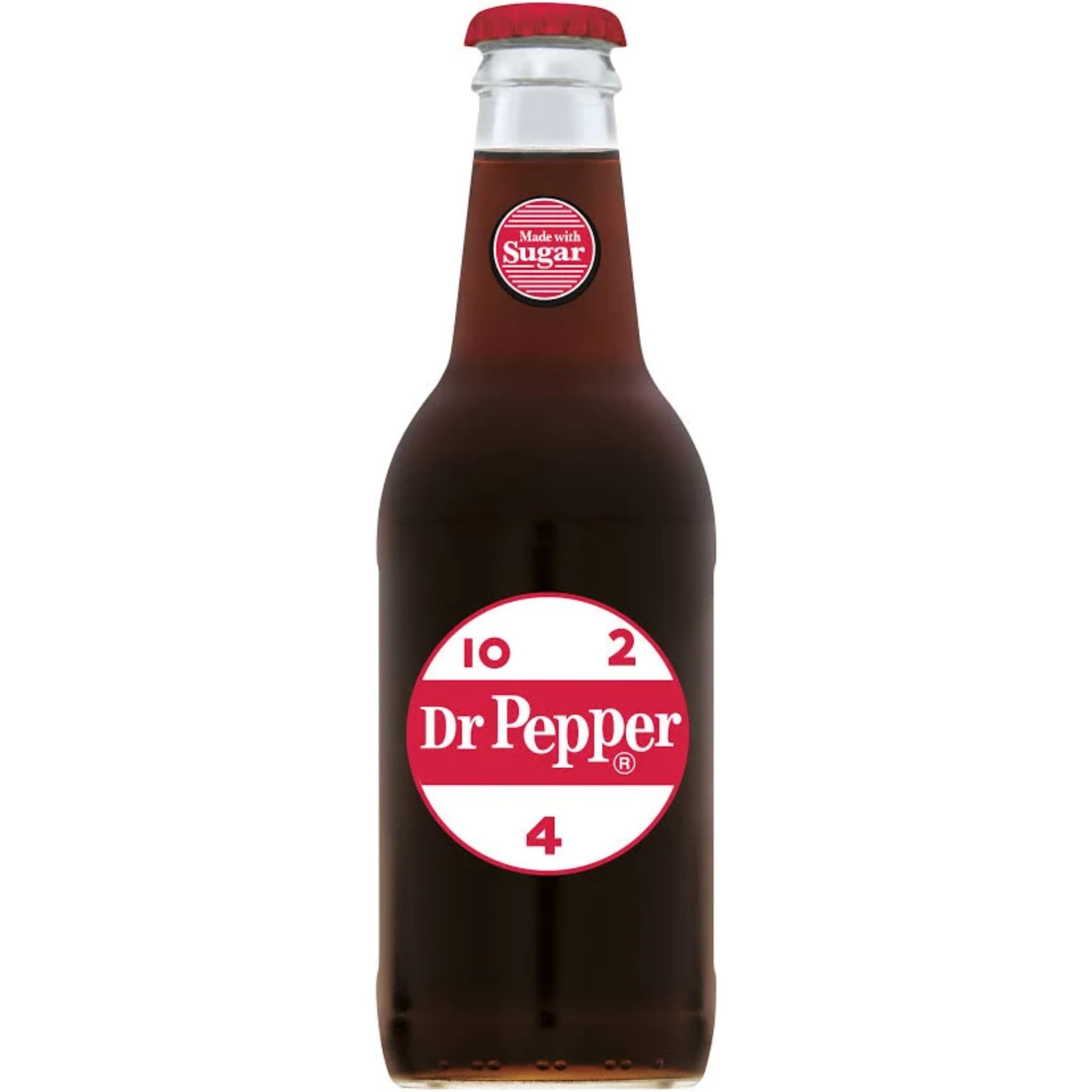 Dr. Pepper Real Sugar Soda, 12 Ounce (12 Bottles)