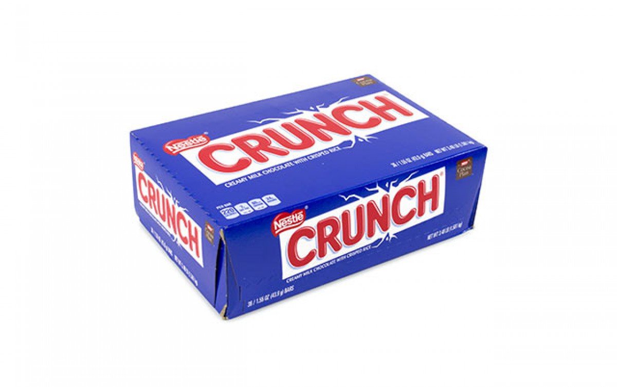 Nestle Crunch Bars, 1.55 ounces Boxes (Pack of 36)