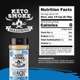Keto Smoke Mediterranean Magic - All Purpose Herbaceous Seasoning, 3.5 oz Bottle | Diet Friendly, Sugar-Free, Gluten-Free, Low Sodium, Non-GMO