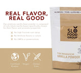 Slofoodgroup - Madagascar Vanilla Bean Powder - [ 16 oz.] - Made from Premium Whole Ground Grade A Vanilla Beans from Madagascar - For Cooking