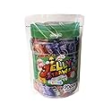 Assorted Jelly Straws Made from Natural Fruit Juice 386g (Assorted, 2 Pack)