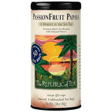 The Republic of Tea - PassionFruit Papaya Black Tea Bags, Naturally Caffeinated, 50 Servings