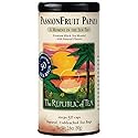 The Republic of Tea - PassionFruit Papaya Black Tea Bags, Naturally Caffeinated, 50 Servings