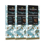 Valrhona Premium Dark Chocolate TULAKALUM 75% Cacao Tasting Bars-Single Origin Belize Gourmet French Chocolate Perfect for Baking & Frostings