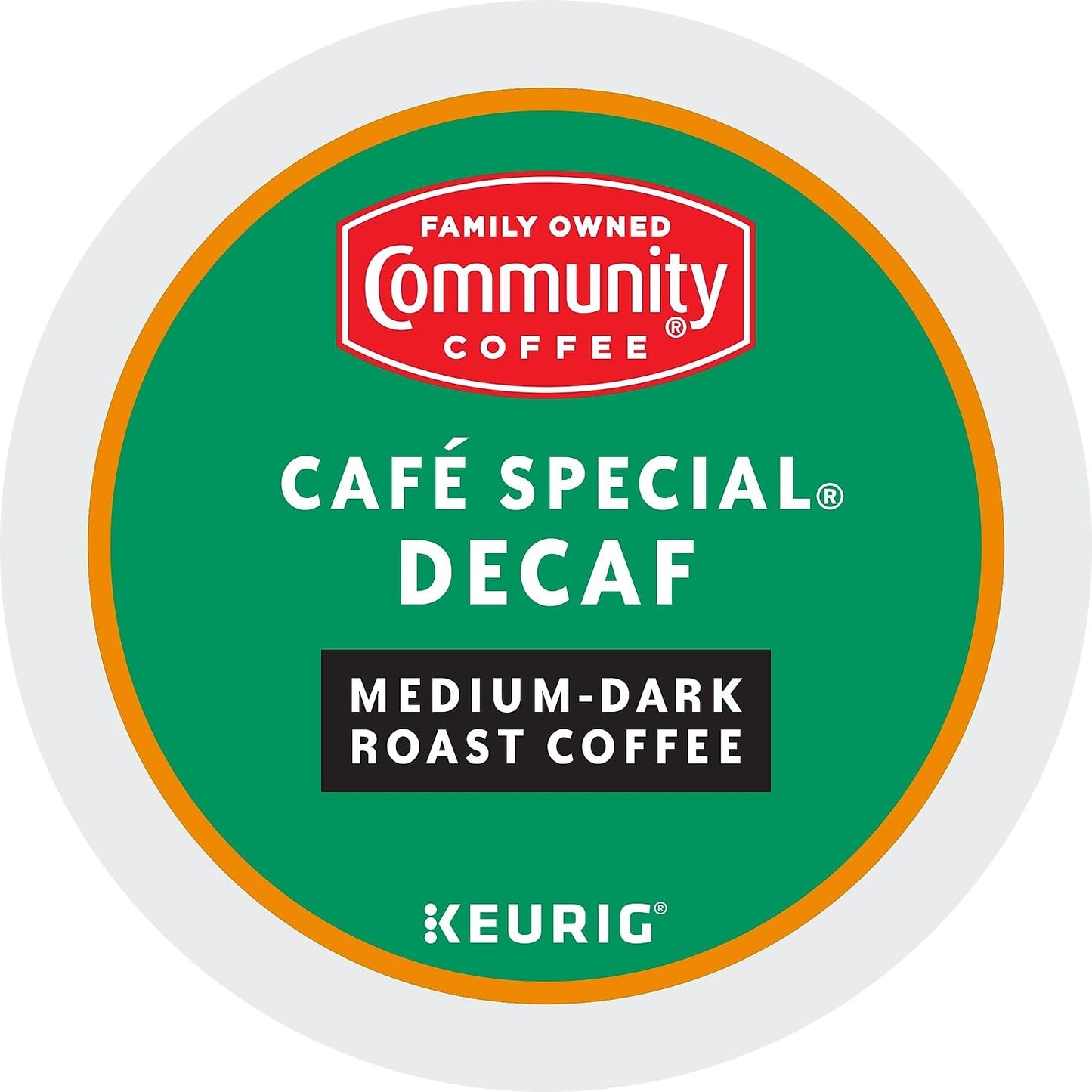 Community Coffee Cafe Special Decaf 24 Count Coffee Pods, Medium Dark Roast, Compatible with Keurig 2.0 K-Cup Brewers, 24 Count (Pack of 1)