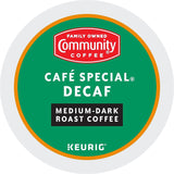 Community Coffee Cafe Special Decaf 24 Count Coffee Pods, Medium Dark Roast, Compatible with Keurig 2.0 K-Cup Brewers, 24 Count (Pack of 1)