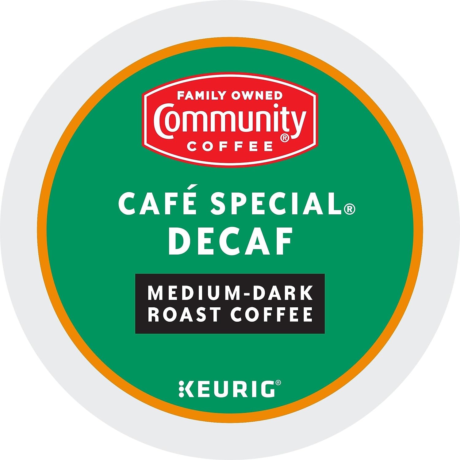 Community Coffee Cafe Special Decaf 24 Count Coffee Pods, Medium Dark Roast, Compatible with Keurig 2.0 K-Cup Brewers, 24 Count (Pack of 1)
