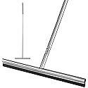 Eahwey Professional Heavy-Duty Floor Squeegee, 15" Wide Silicone Blade & 19"-59" Adjustable Pole, for Garage Floor, Driveway, Tile & Patio