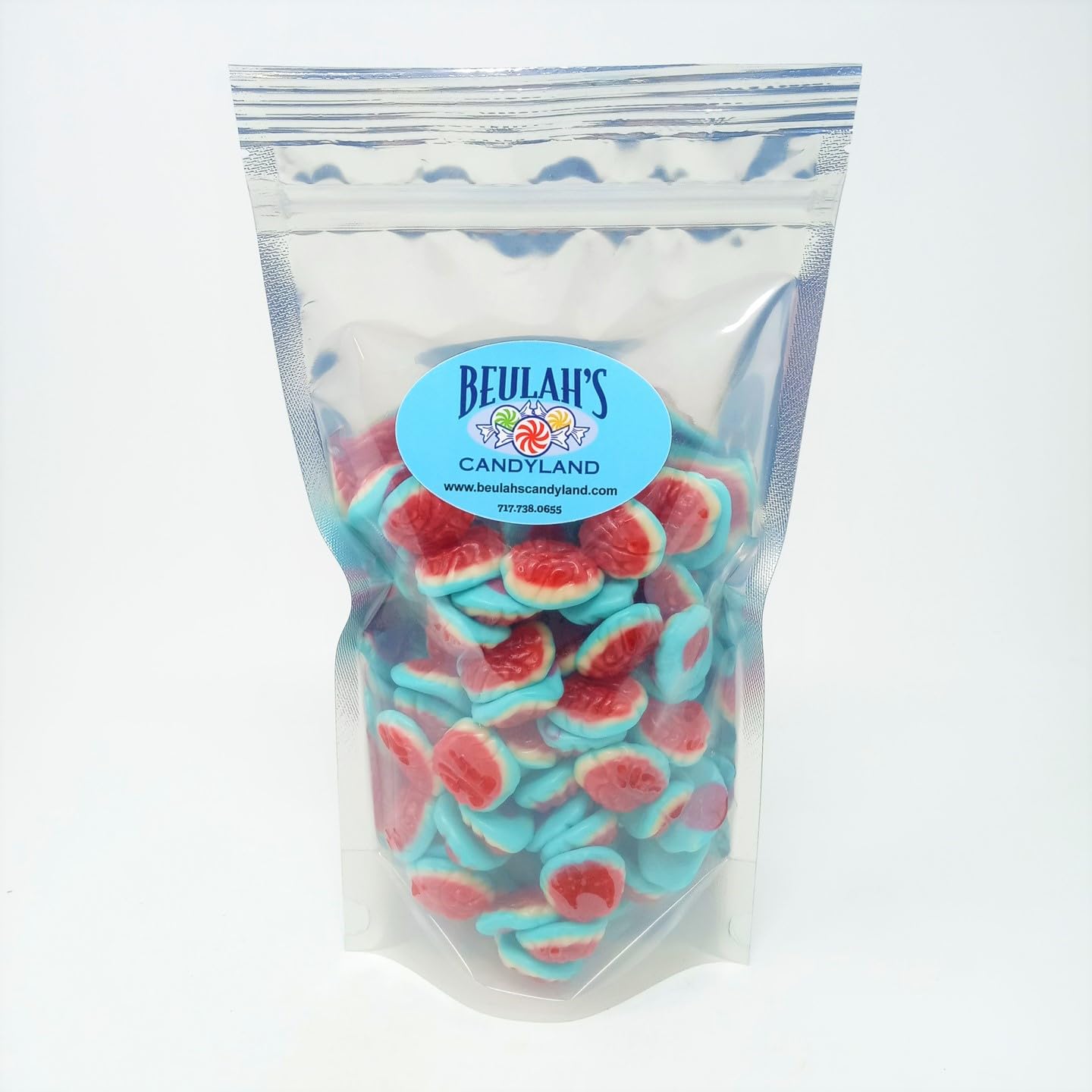Gummi Brains 1 pound brain candy Halloween gummy skull candy