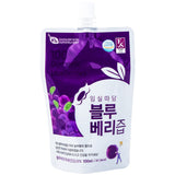 KOREA Ttadam Blueberry Juice (Blueberry) 3.52oz (100ml) per Pack, 30 Pack per Box
