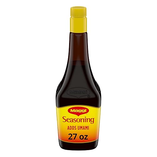 Maggi Seasoning, Umami Seasoning, add a delicious roasted flavor without adding meat, no added MSG, 27 fl oz Bottle