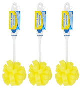 Scrub Buddies Dishwashing Foam Sponges with Handles Bottle/Glass Scrubbers 3Pack