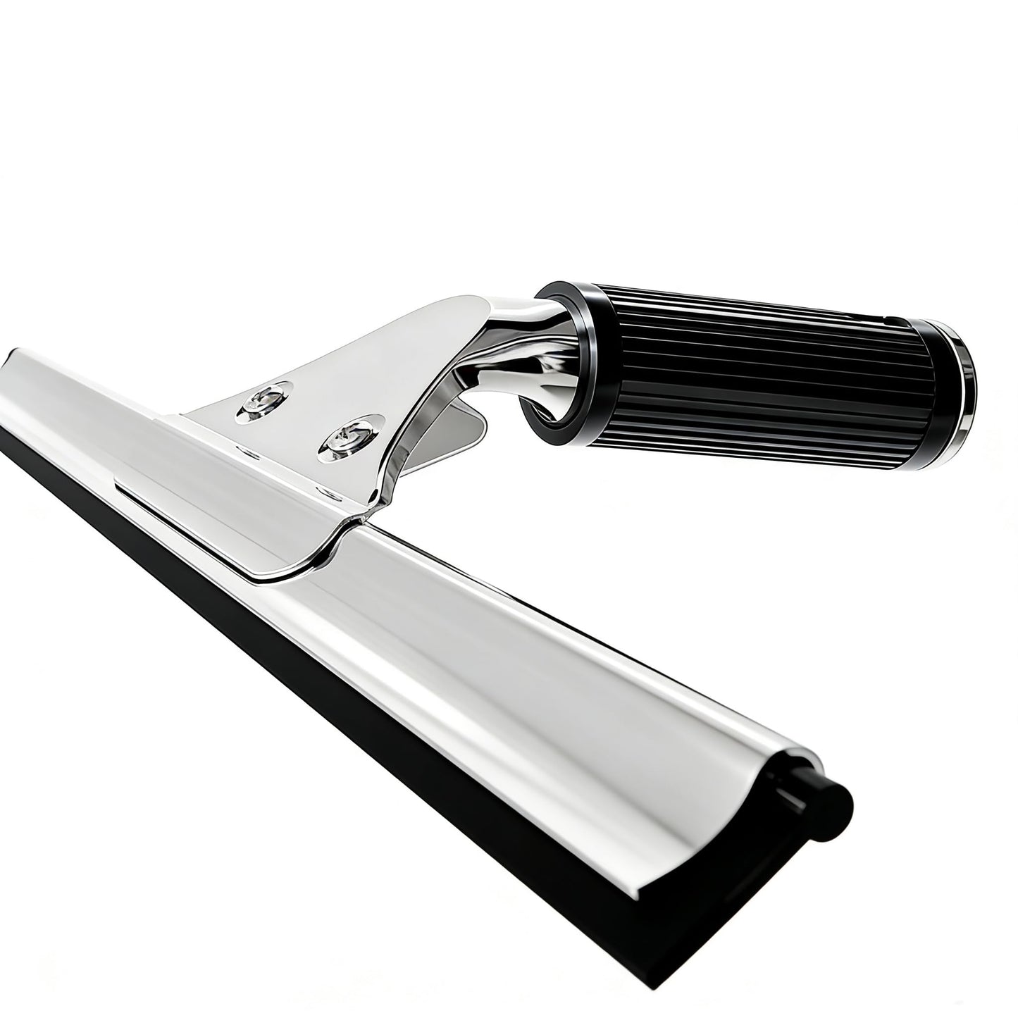 MRDARENSU 14-inch Squeegee for Shower Glass & Window Cleaning, Professional Stainless Steel Squeegee with Durable Handle for Streak-Free Glass
