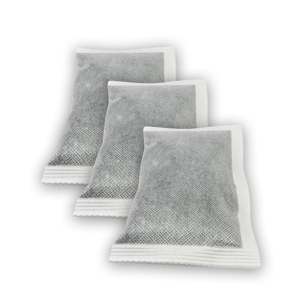 Green Piece® Activated Charcoal Air Filters for Odor Removal (Made In USA) - Compatible with ITouchless Trash Cans (Pack of 3) - Not Made by