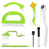 8 Pack Grout Cleaner Brush, Hand-held Groove Gap Cleaning Tools Tile Joint Scrub Brush to Deep Clean, Household Cleaning Brushes for Window Door