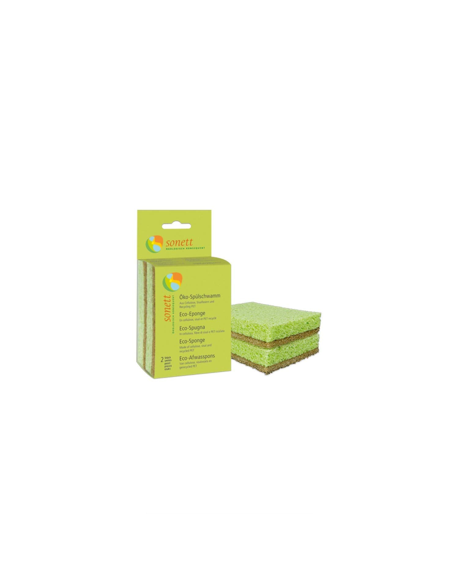 Sonett Natural Compostable Dishwashing Sponges