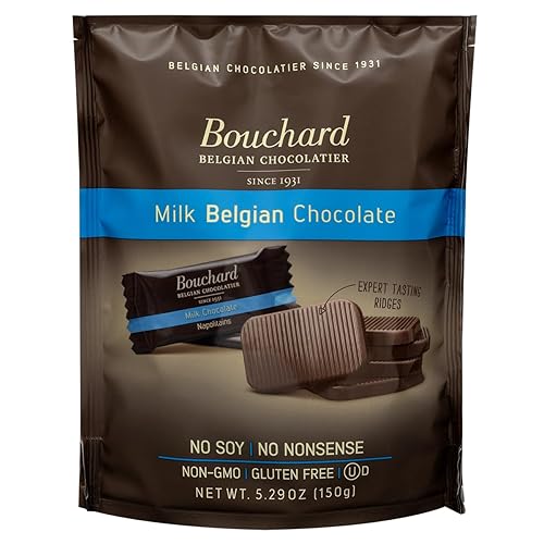 Bouchard Belgian Milk Chocolate (5.29 OZ / 150g) (Pack of 4)