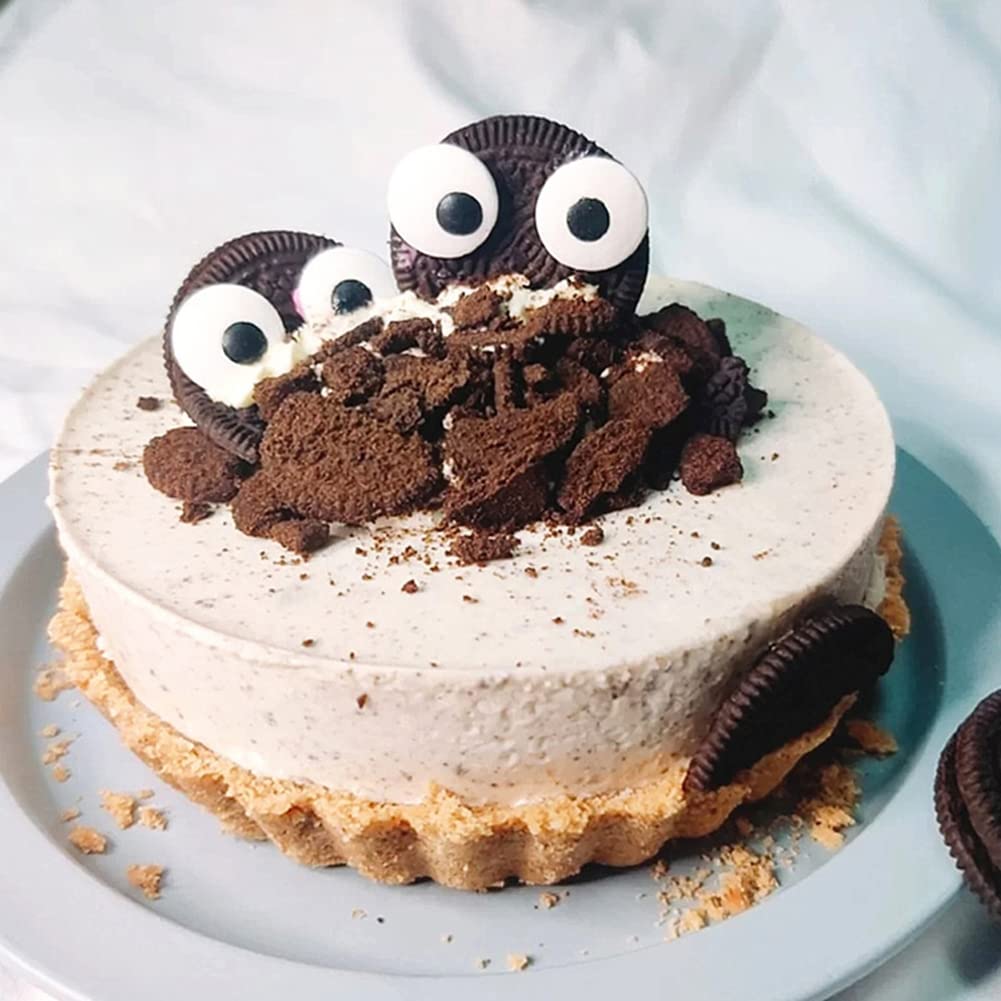 Eastron Edible Mini Candy Eyeballs Eyes Cake Cupcake Toppers Cookie Decorations Dessert Sprinkles for Halloween Christmas Birthday Party Supplies 2.82