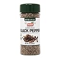Badia Organic Ground Black Pepper 2 oz - Bold & Aromatic Fine Black Pepper Powder for Cooking, Seasoning & Marinades
