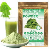 Plant Gift 100% Pure Spinach Powder ??? Natural Powder, Great Flavor for Drinks, Smoothie, Yogurt, Baking, Cookies, Cakes and Beverages, Non-GMO