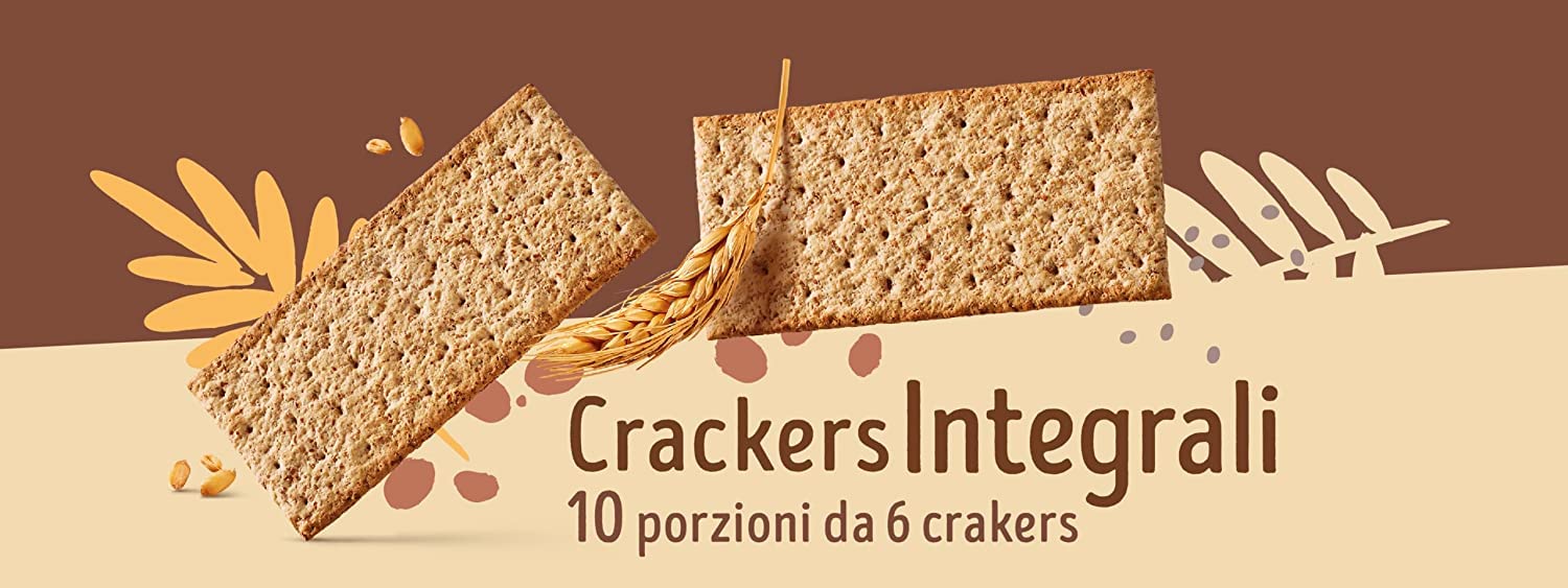 Misura Fibrextra Whole Wheat Crackers 385g (Pack of 6)