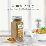 Geo-Fresh Organic Curry Powder - 1.76 oz (50g) - Organic Curry Powder - Curry Seasoning - Indian Curry Powder - USDA Certified - Kosher, Non-GMO