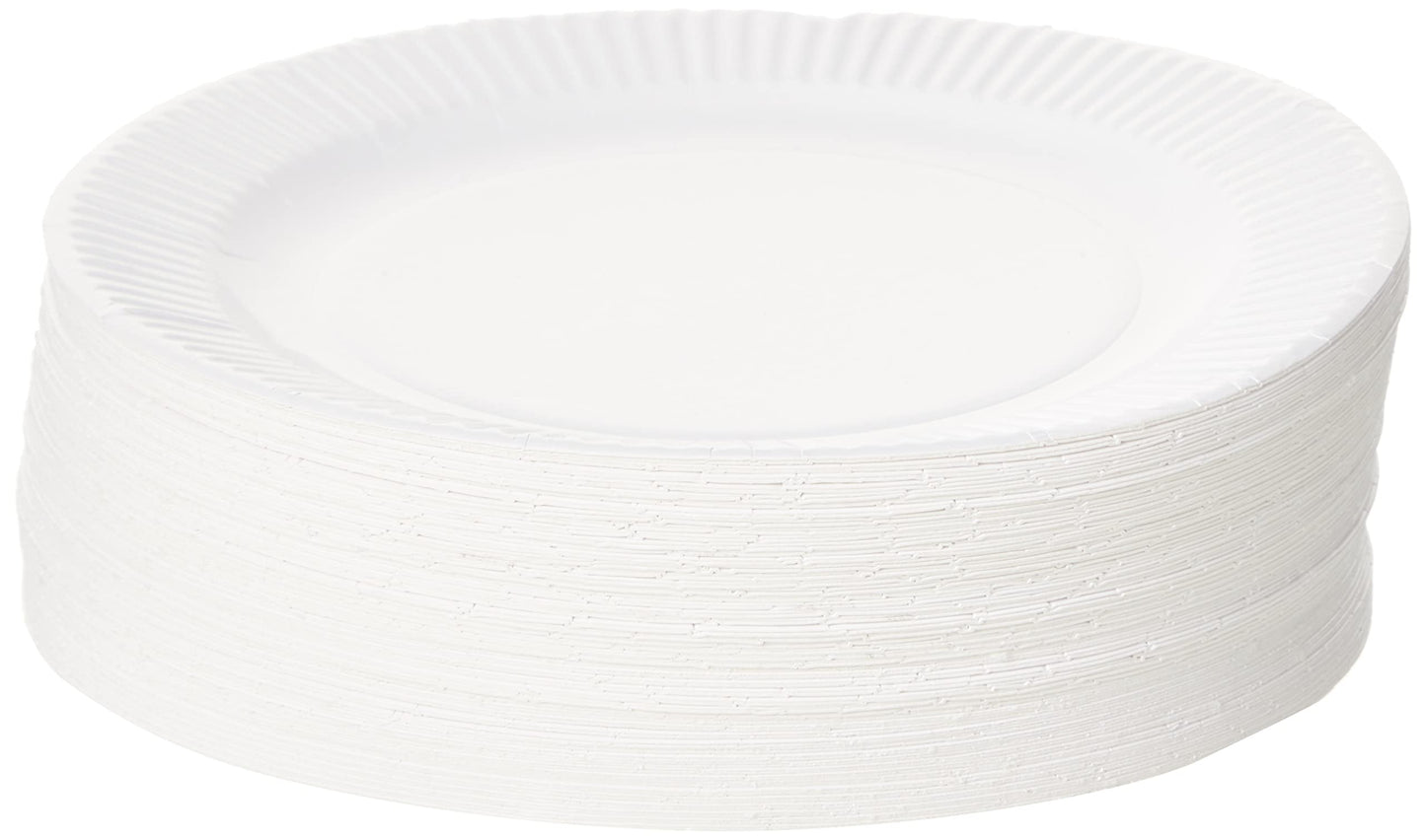 Paper Plates 15cm - Pack of 100 | 6inch Paper Plates, Disposable Plates, Party Plates
