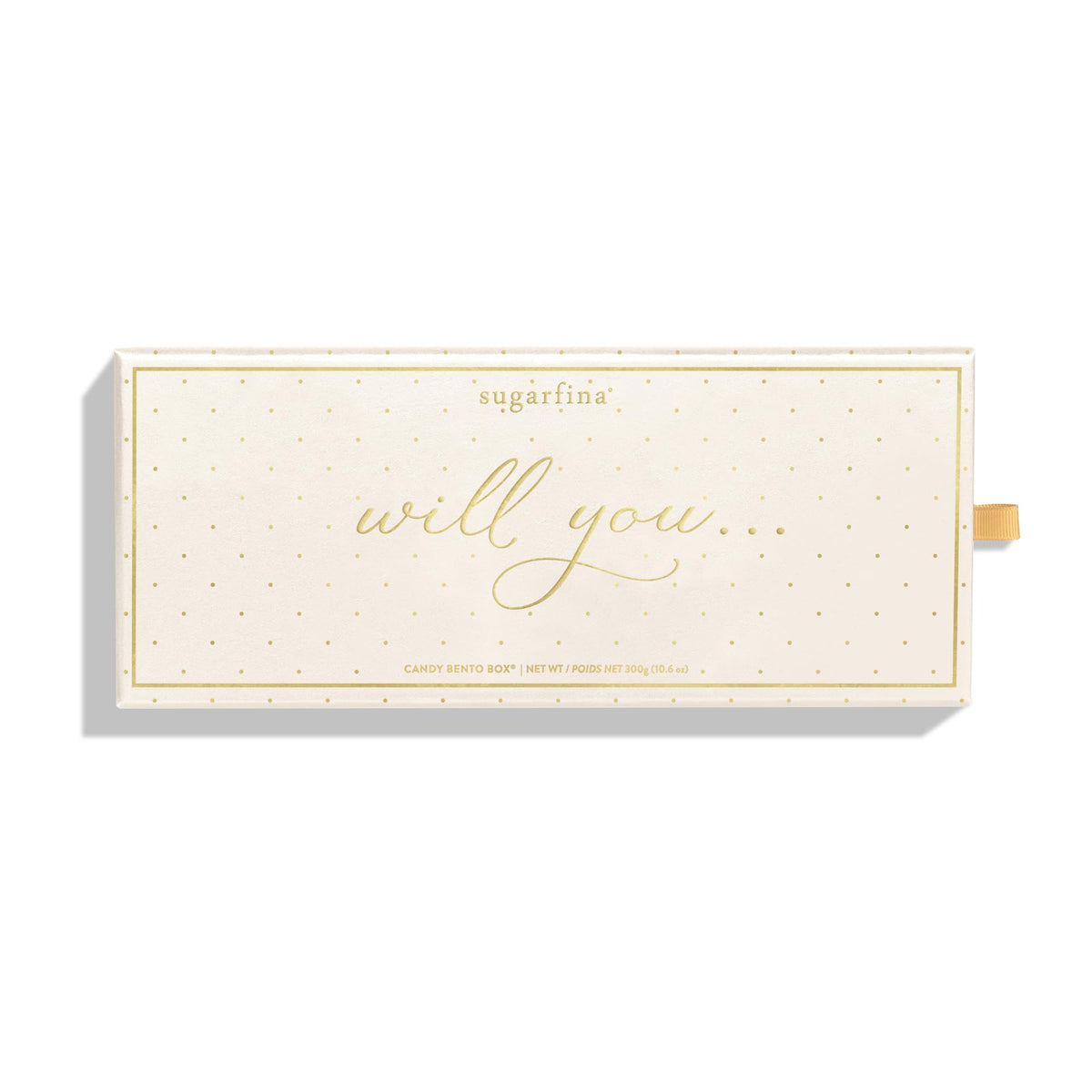 Sugarfina Will You Be My Bridesmaid 3 Piece Candy Bento Box | Champagne Bears, Peach Bellini, But First, Rosé Roses
