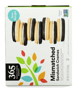 365 by Whole Foods Market Mismatch Sandwich Creme Cookie, 12.5 OZ