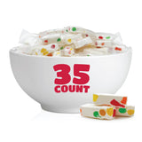 Jujube Nougat - 12 Ounce Pack - 35 Count - Nougat Candy with Fruit Jelly Pieces - Individually Wrapped Chewy Candy for Snacking, Office Bowls, Dessert