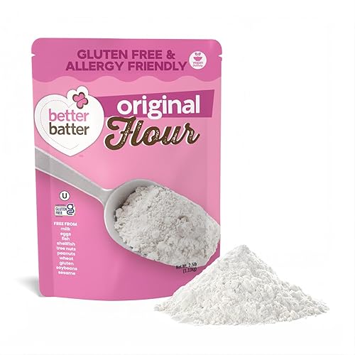 Better Batter Original Blend Multipurpose Gluten Free Flour 2.5lb - Certified GFCO, Vegan, Kosher, Non-GMO - Top 9 Allergen Free, Award Winning