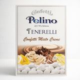 Pelino Italian Confetti Candy Tenerelli Misto Creme (10 Pack) | Premium Sugar-Coated Italian Almond Candy with Chocolate, Vanilla & Cream Filling |
