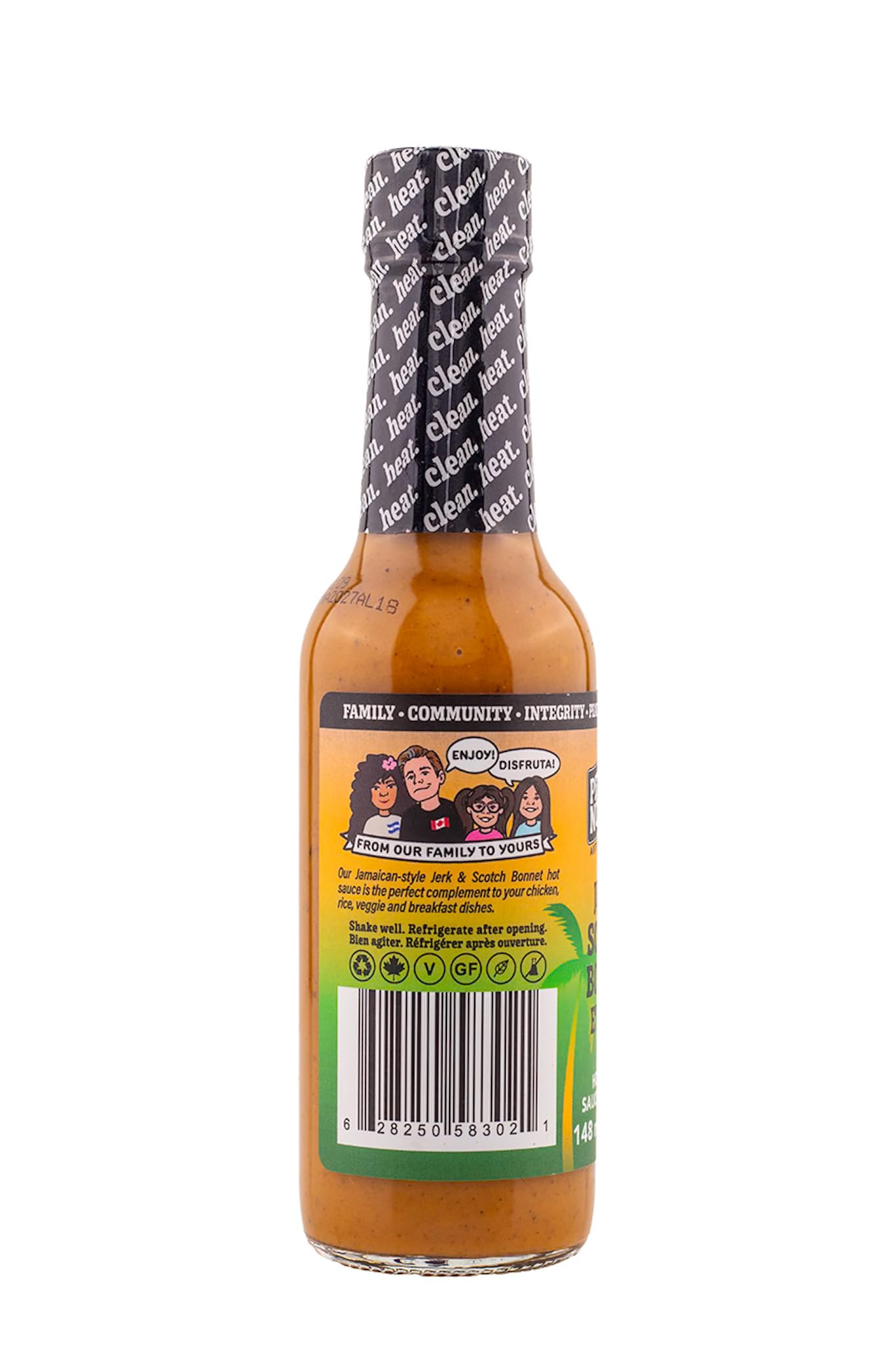 Jerk & Scotch Bonnet Hot Sauce By Pepper North, Fiery Hot Sauce With Flavors Of Pineapple, Scotch Bonnet Pepper & Ginger, Made With All Natural