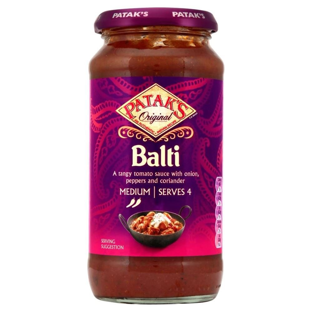 Patak's Balti Cooking Sauce (450g) - Pack of 6