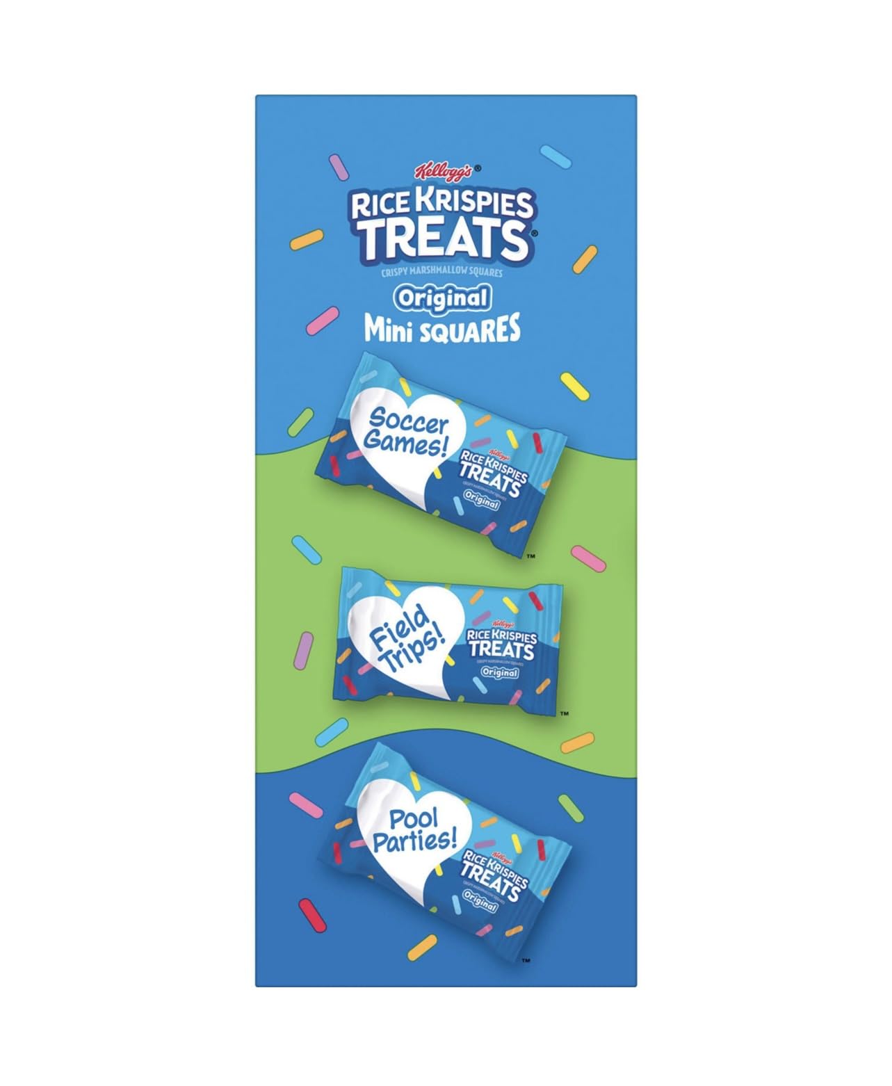 Rice Krispies Treats Mini Squares, Original with Rainbow Sprinkles (52 ct.)