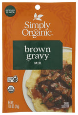 Simply Organic, Brown Gravy Mix, 1 Oz
