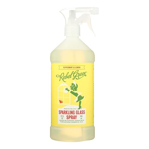 Rebel Green Spray Glass peppermint Lemon, 32 oz