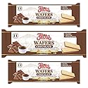 Flora Italian Wafers Chocolate - Crispy Italian Wafers Filled with Chocolate Cream - Oven-Baked - No Hydrogenated Fats - 5.3 oz (150g)