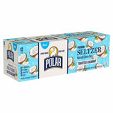 Polar Seltzer Water, Toasted Coconut, 12 fl oz cans, 12 pack - By LastFuel.