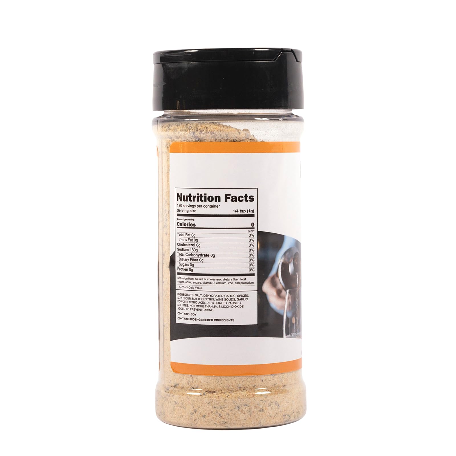 The Melting Pot Garlic & Wine Seasoning - Savory Garlic Seasoning Blend from The Melting Pot Restaurants for Meat, Seafood & Popcorn, 6.34 oz (Pack