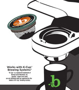 beaniac Sweet n' Saucy Caramel, Flavored Light Roast, Single Serve Compostable K Cup Coffee Pods, Arabica Coffee with Natural Flavors, Keurig Brewer