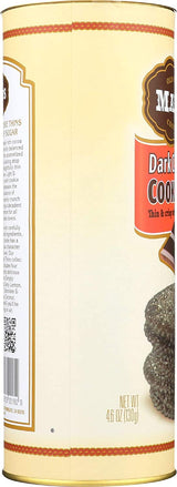 Mandy's - Dark Chocolate Cookie Thins - Box Contains 42 Cookies, 4.6 Ounce.