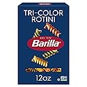 Barilla Tri-Color Rotini Pasta, 12 oz. Box - Non-GMO, Made with Durum Wheat Semolina - Kosher Certified