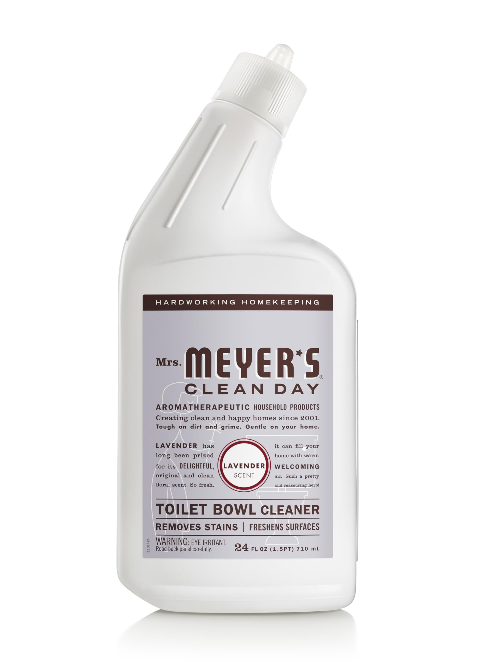 MRS. MEYER'S CLEAN DAY Liquid Toilet Bowl Cleaner, Stain Removing, Lavender, 24 oz