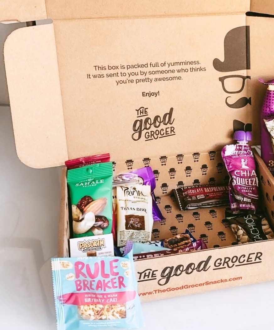 ALL NATURAL Healthy Snacks Care Package (30 Ct): Bars, Cookies, Puffs, Crispy Fruit, Trail Mix, Gift Box, Office Assortment Variety Pack, College
