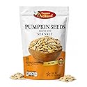 ROASTED PUMPKIN SEEDS to Eat in Shell by Premium Orchards MIXED NUTS - Salted with Sea Salt - Non-GMO Vegan Fresh Healthy Snacks/ - Great source